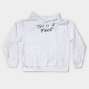 This is a fake (black) Kids Hoodie